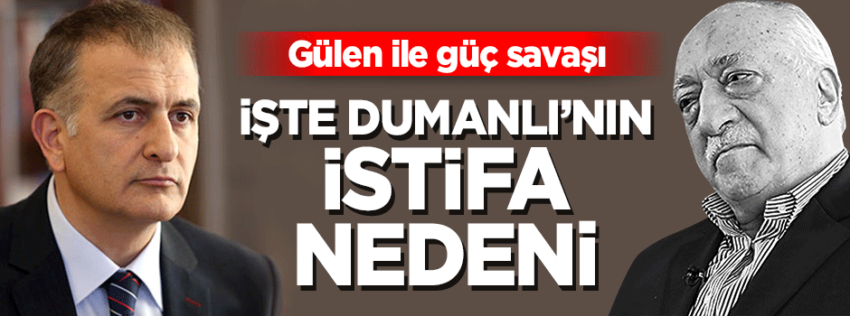İşte Ekrem Dumanlı'nın istifa nedeni!