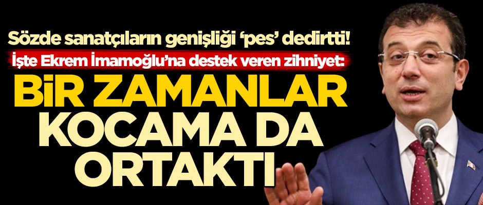 İşte Ekrem İmamoğlu'na destek veren zihniyet: Kocama da ortaktı bir zamanlar