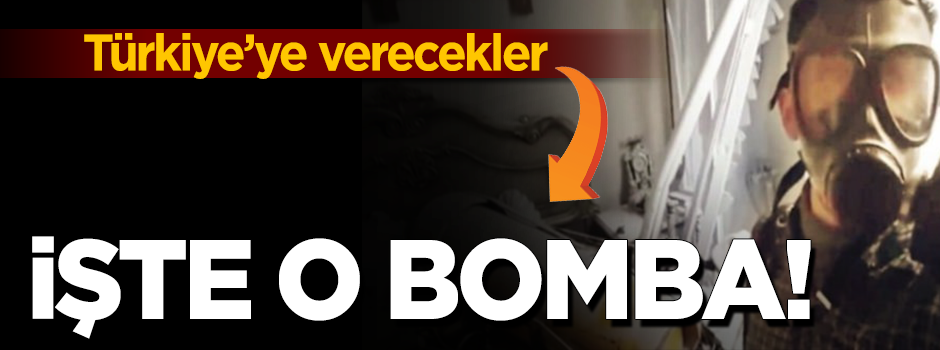 İşte Esed'in kimyasal bombası! Parçaları Türkiye'ye verecekler