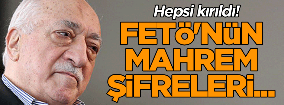 İşte örgütün mahrem şifreleri