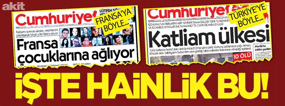 İşte hainlik bu!