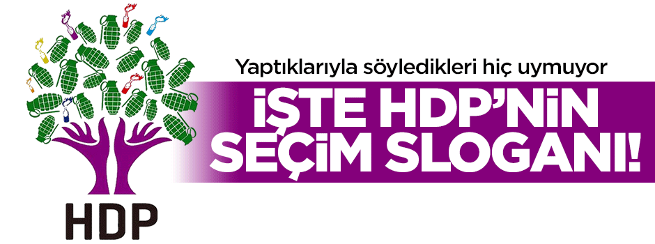 İşte HDP'nin seçim sloganı!