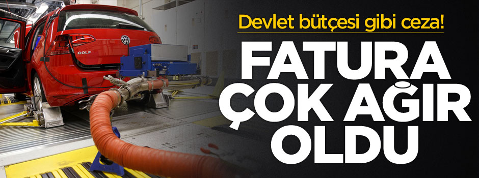 İşte hilenin Volkswagen'e ağır faturası!