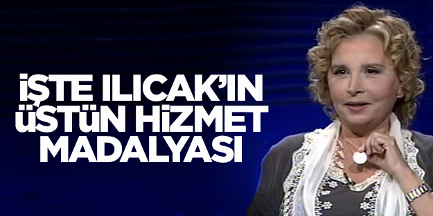İşte Ilıcak'ın üstün hizmet madalyası