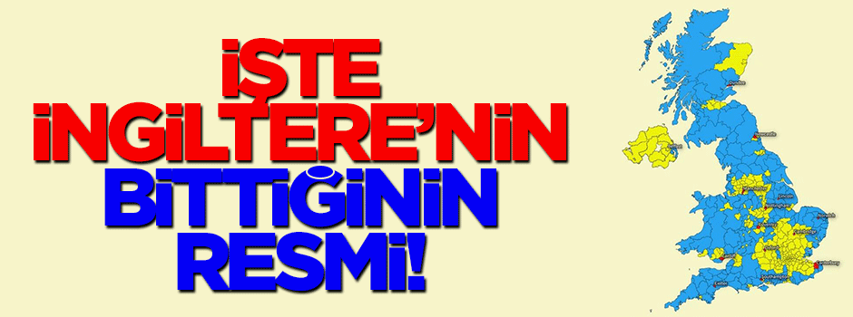 İşte İngiltere'nin bittiğinin resmi!