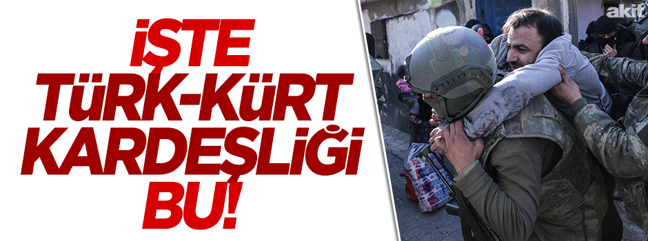 İşte kardeşlik bu!