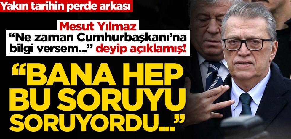 Kenan Evren'in 'Amerika' korkusu! İşte Mesut Yılmaz’a sorup durduğu soru