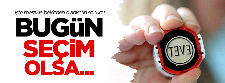 İşte merakla beklenen o anketin sonucu