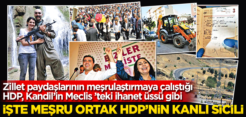 İşte meşru ortak HDP’nin kanlı sicili!