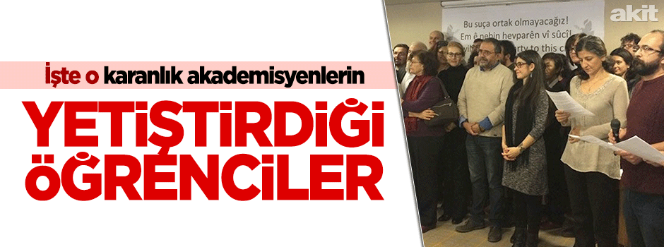 İşte o akademisyenlerin yetiştirdiği öğrenciler