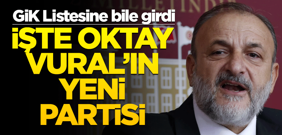 İşte Oktay Vural'ın yeni partisi