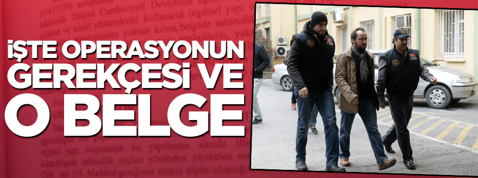 İşte paralel medyaya yapılan operasyonun gerekçesi