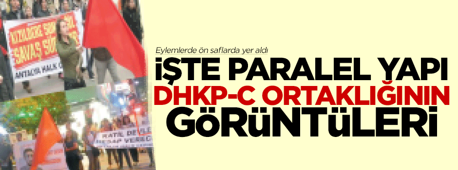 İşte paralel yapı ile DHKP-C ortaklığının görüntüleri
