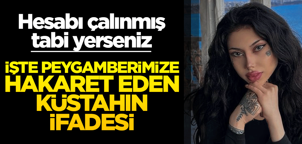 İşte peygamberimize hakaret eden küstahın ifadesi