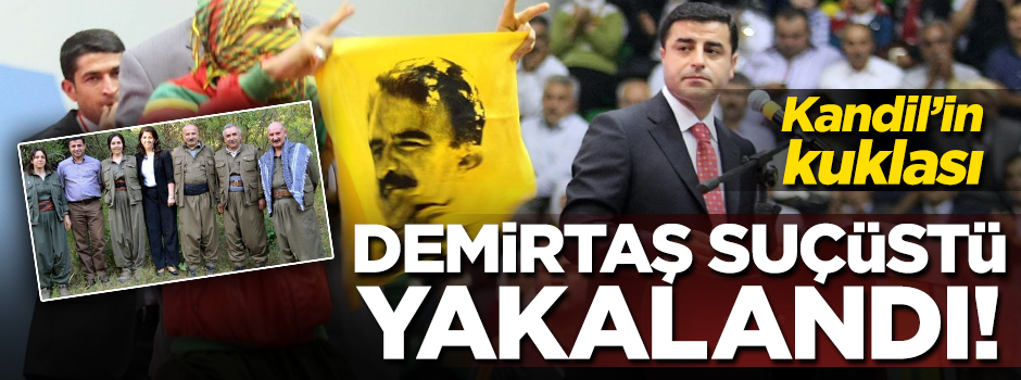İşte PKK kuklası Demirtaş'ın suçüstü belgeleri!