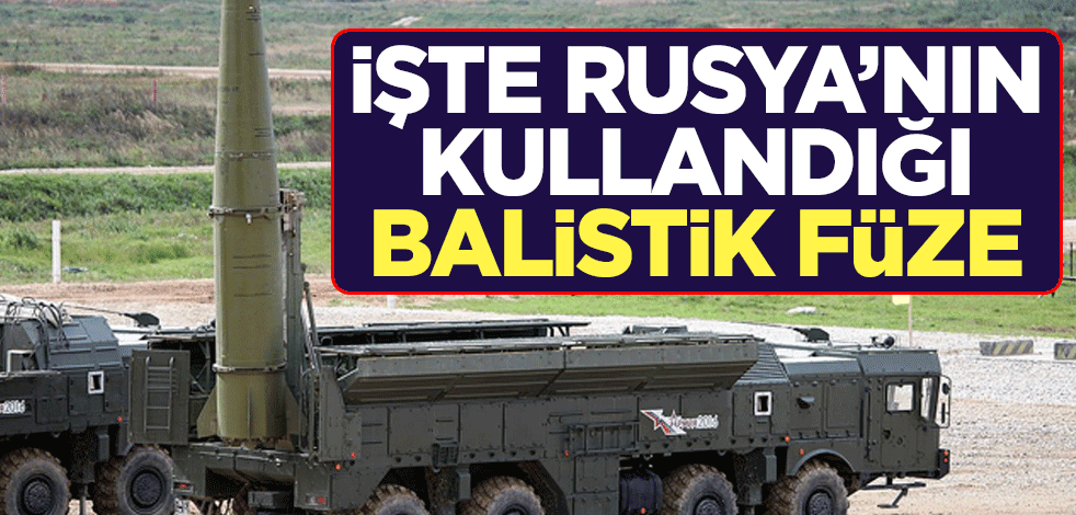 İşte Rusya'nın kullandığı balistik füze