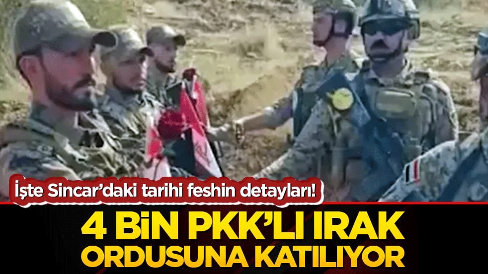 İşte Sincar’daki tarihi feshin detayları! 4 bin PKK’lı Irak ordusuna katılıyor