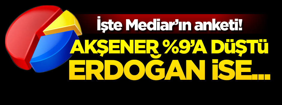 İşte son anket sonuçları! Meral Akşener yüzde 9'a düştü! Erdoğan ise...