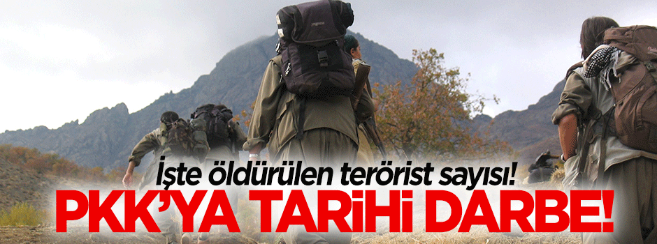 İşte son öldürülen terörist sayısı!