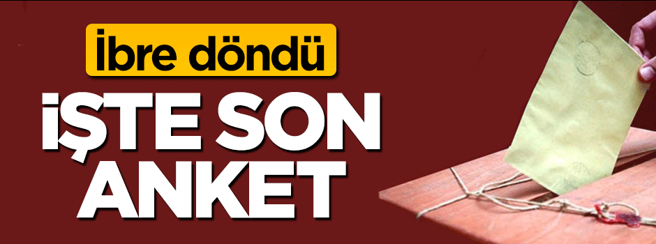 İşte son referandum anketi! 'İbre döndü'