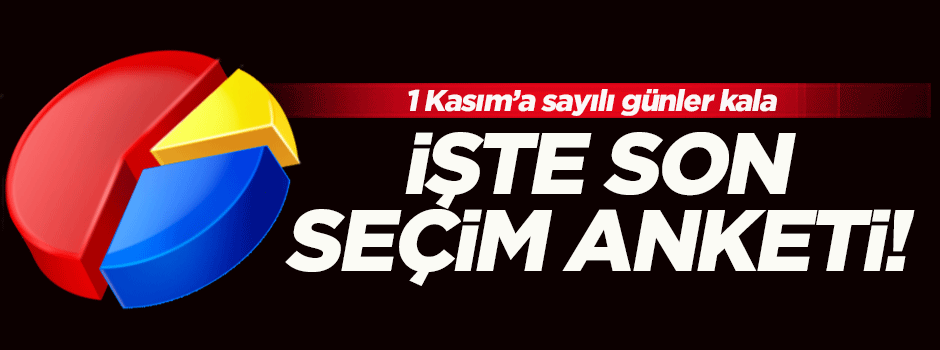 İşte son seçim anketi!