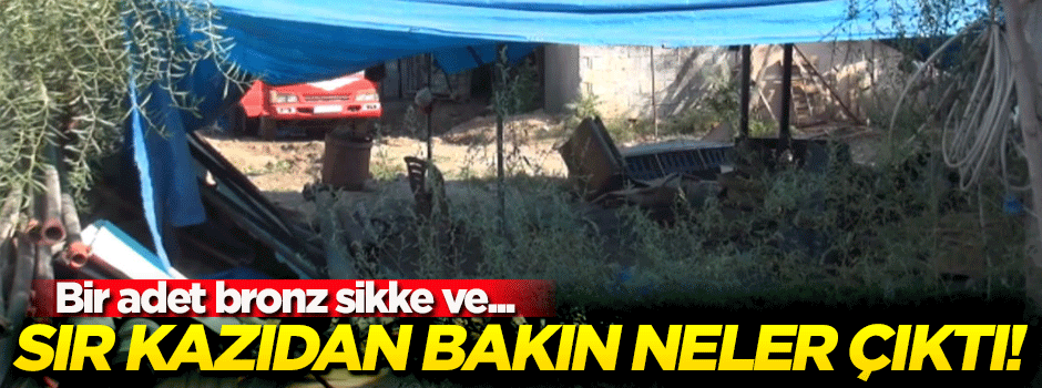 İşte Tarsus'taki gizemli kazıdan çıkanlar