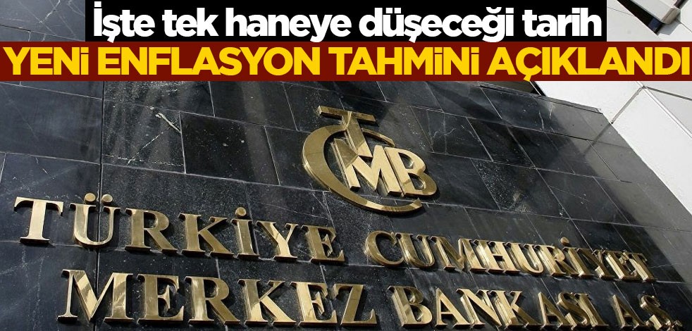 İşte tek haneye düşeceği tarih! Yeni enflasyon tahmini açıklandı