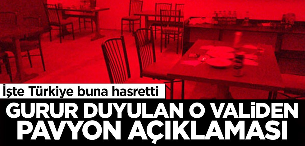 İşte Türkiye buna hasretti! Kütahya Valisi'nden pavyon açıklaması