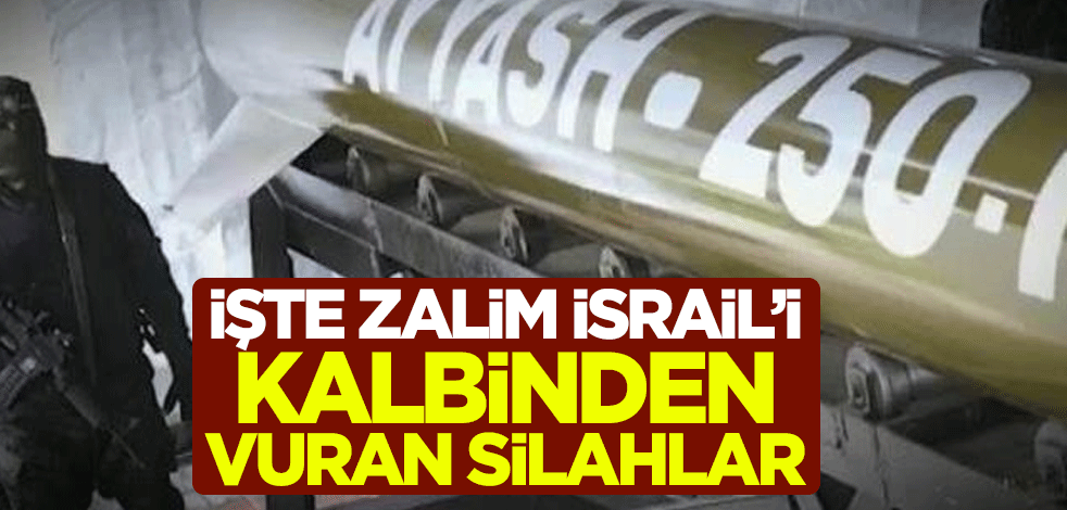 İşte zalim İsrail'i kalbinden vuran Ayyaş roketleri