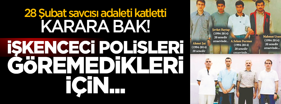 İşte zulmün belgesi