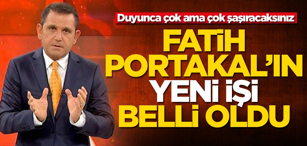 İstifa ettiği öne sürülmüştü! Fatih Portakal'ın yeni işi belli oldu