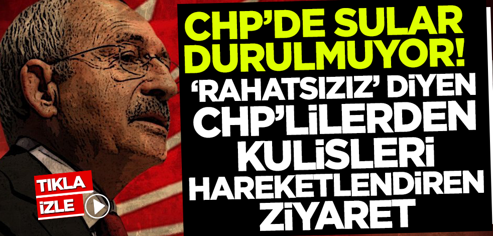 İstifa sonrası CHP'de sular durulmuyor! CHP'li eski vekillerden önemli ziyaret