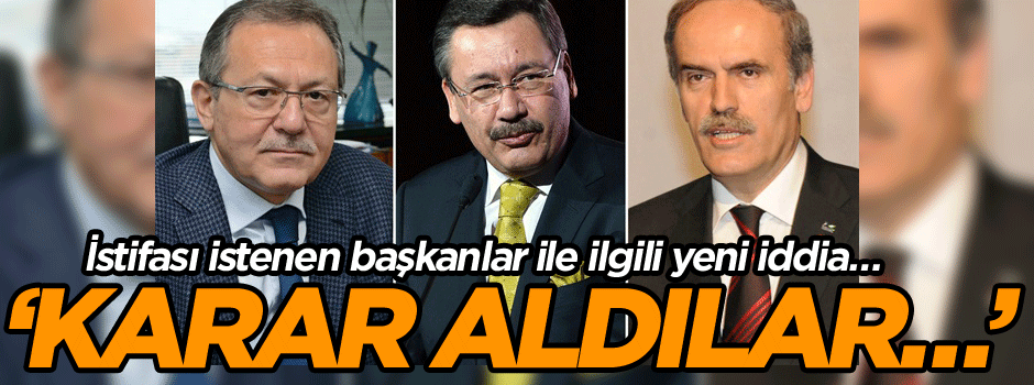 İstifası istenen başkanlar ile ilgili yeni iddia… ‘Karar aldılar…’