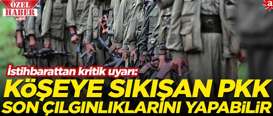 İstihbarattan kritik PKK uyarısı! Köşeye sıkışan terör örgütü "son çılgınlıklarını" yapabilir!