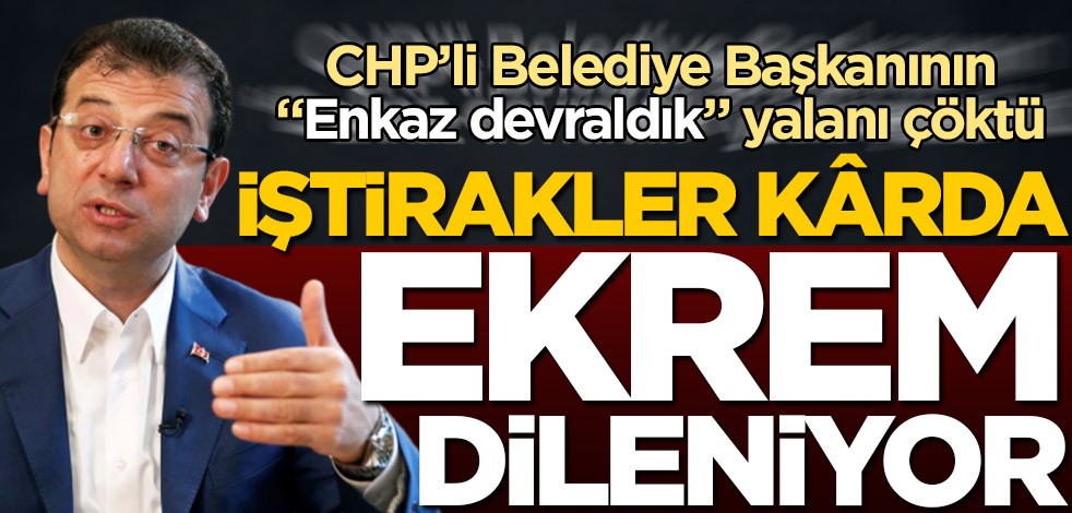 İştirakler kârda Ekrem dileniyor