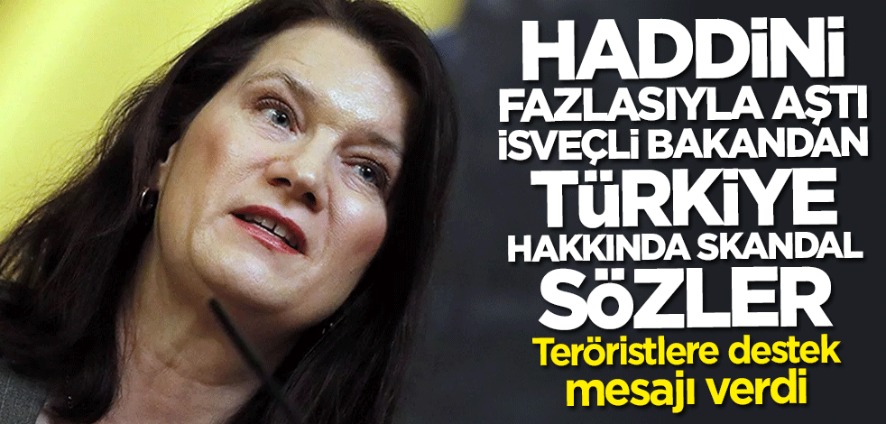 İsveç Dışişleri Bakanı Ann Linde'den Türkiye hakkında skandal sözler