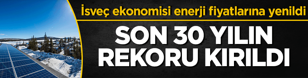 İsveç ekonomisi enerji fiyatlarının yüksekliğine yenildi