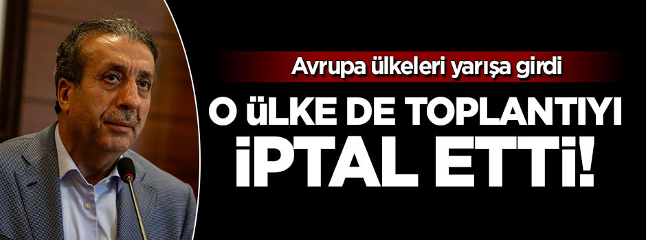 İsveç Mehdi Eker'in toplantısını iptal etti