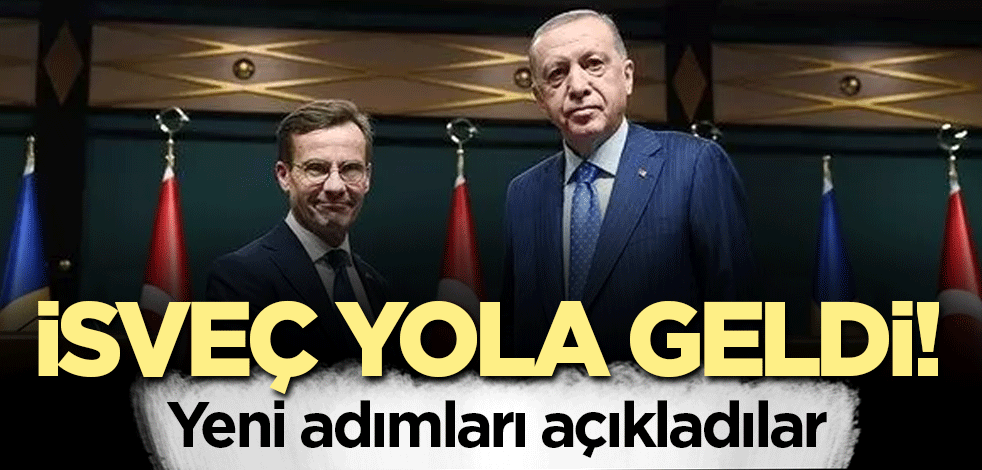 İsveç yola geldi! Yeni adımları açıkladılar