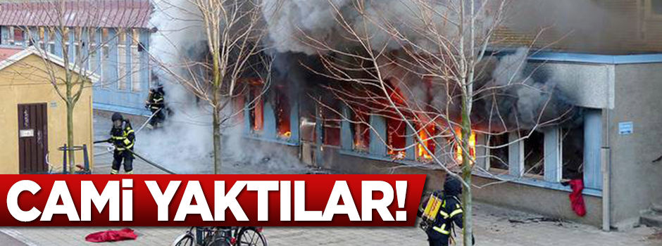 İsveç’te cami yaktılar!