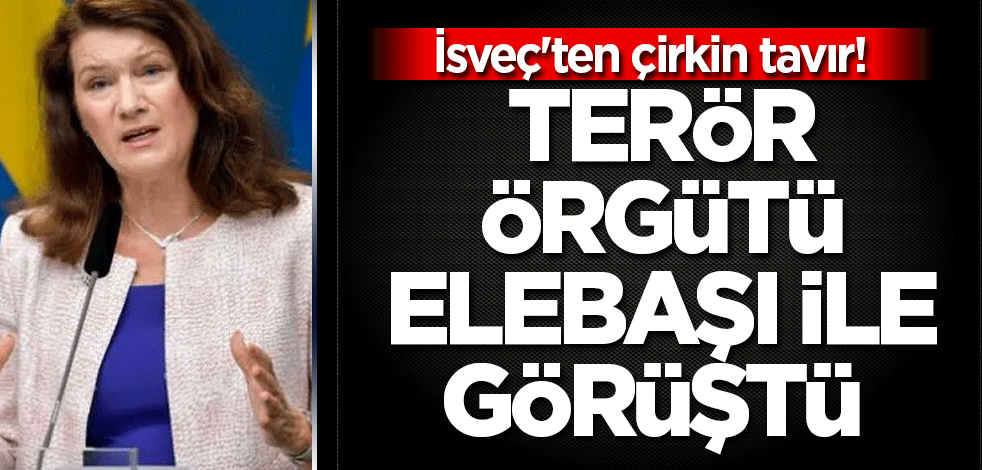 İsveç'ten çirkin tavır! Terör örgütü elebaşı ile görüştü
