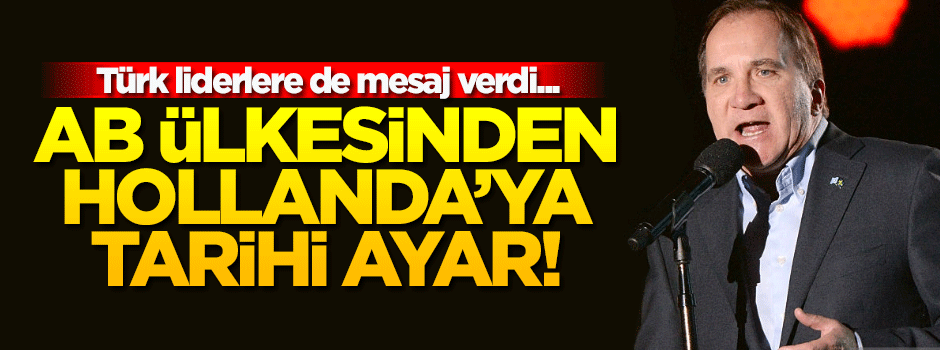 İsveç'ten Hollanda'ya tarihi ayar: Bizde düşünce özgürlüğü var!