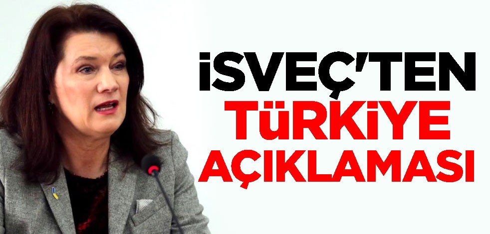 İsveç'ten Türkiye açıklaması