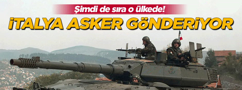 İtalya Libya'ya asker göndermeyi düşünüyor