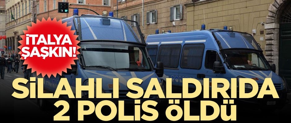 İtalya'da emniyet müdürlüğü önünde silahlı saldırı