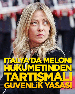 Meloni hükümetinden güvenlik yasası