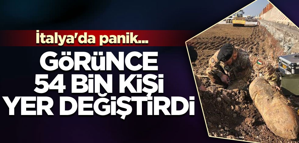 İtalya'da panik... Görünce 54 bin kişi yer değiştirdi