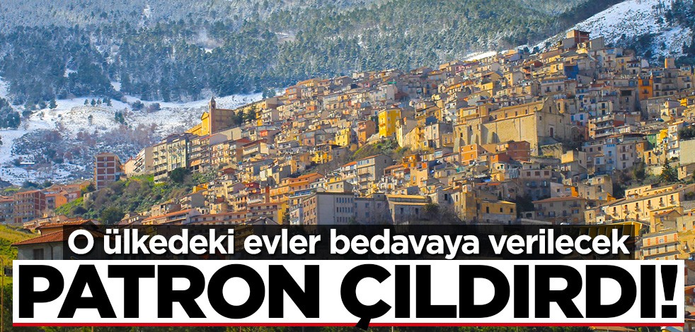 İtalya'daki o kasabada evler bedava verilecek