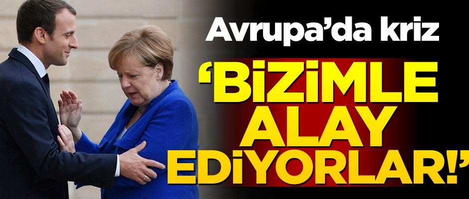 İtalya'dan Almanya ve Fransa’ya tepki: "Bizimle alay ediyorlar!"