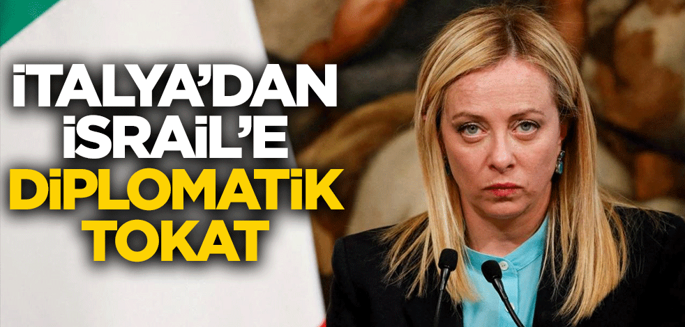 İtalya'dan İsrail'e diplomatik tokat